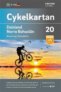 Cykelkartan Blad 20 Dalsland/Norra Bohuslän : Skala 1:90 000