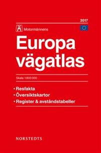 Europa vägatlas 2017 Motormännen