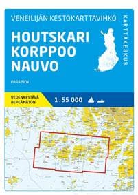 Veneilijän Kestokarttavihko Houtskari-Korppoo-Nauvo 1:55 000