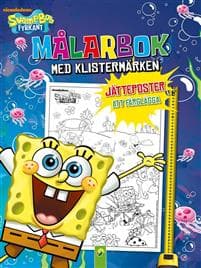 Svampbob. Målarbok med klistermärken