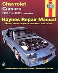 Chevrolet Camaro (82 - 92)