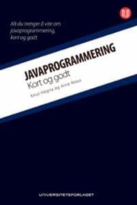 Javaprogrammering; kort og godt