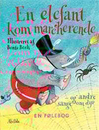 En elefant kom marcherende