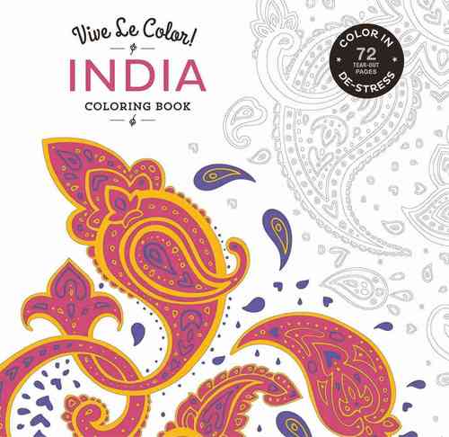 Vive Le Color! India (Coloring Book)