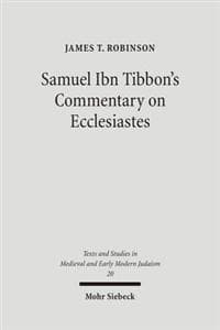Samuel Ibn Tibbon's Commentary on Ecclesiastes
