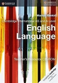 Cambridge International AS and A Level English Language Teacher's Resource CD-ROM
