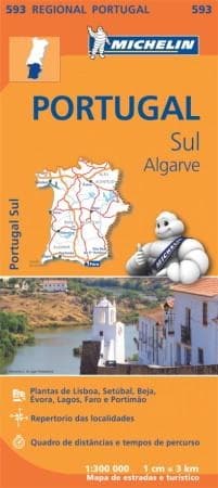 Portugal Sud - Algrave - Michelin Regional Map 593