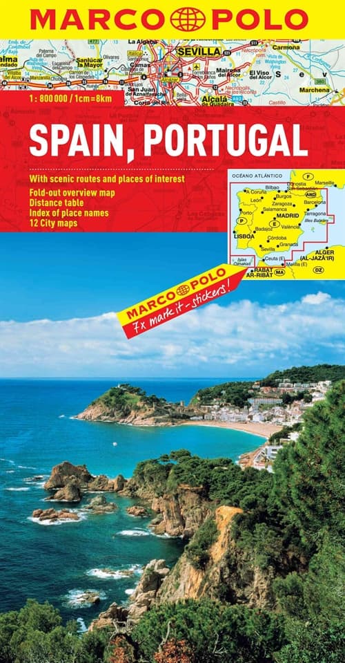 Spain & Portugal Map