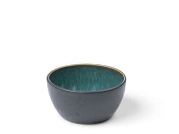 Skål Ø10 cm sort/grøn Bitz