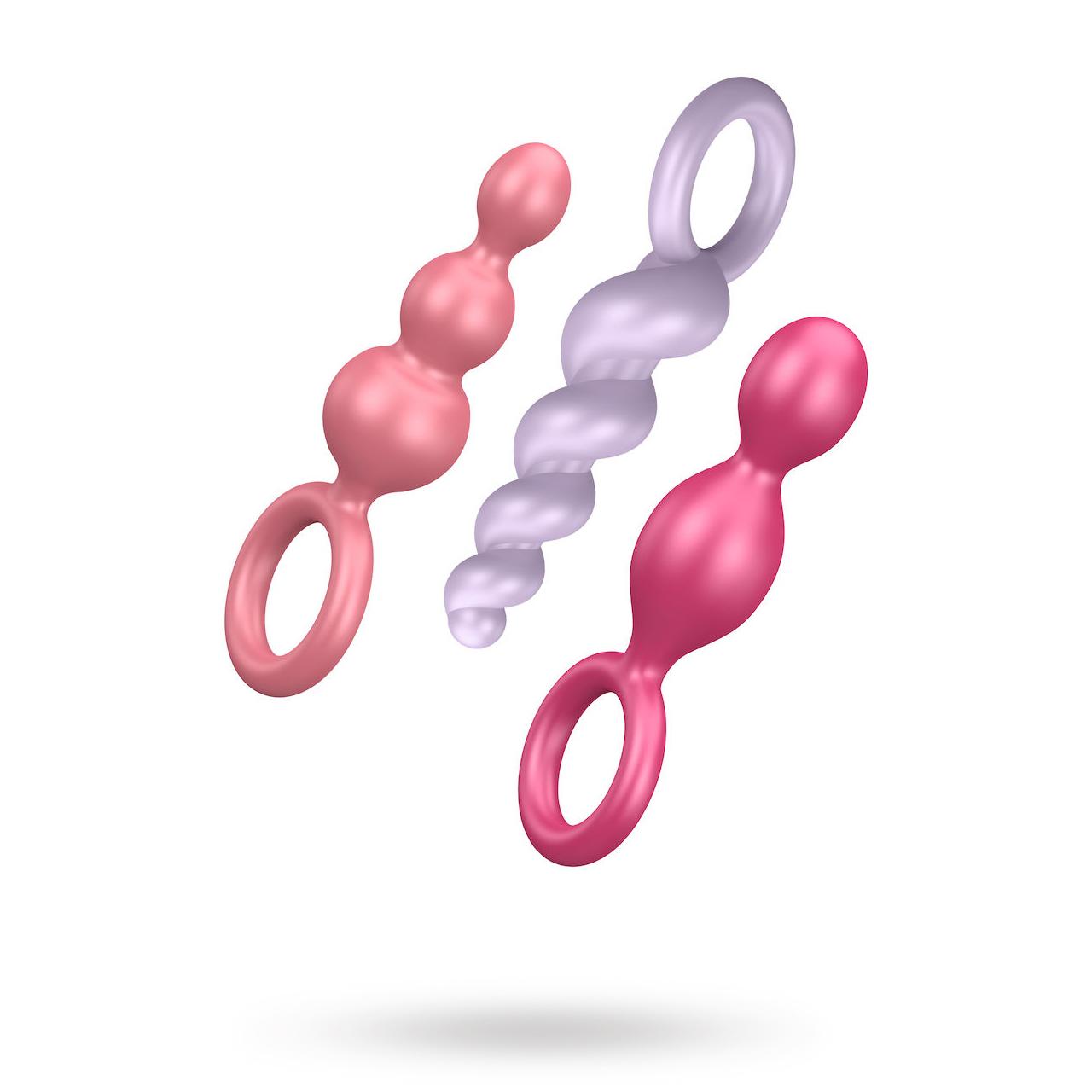 SATISFYER PLUGS - MULTI COLOR