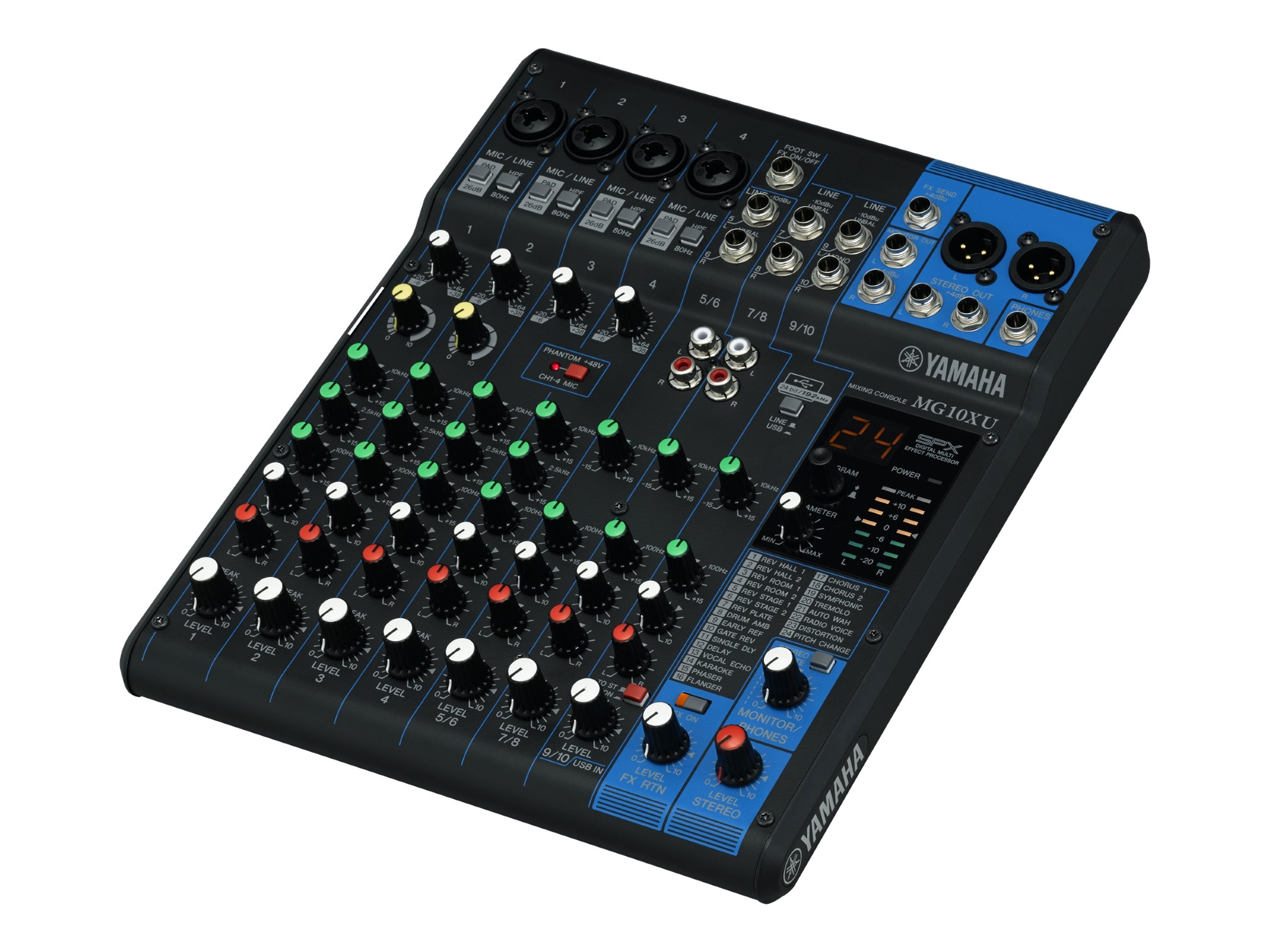 Yamaha MG10XU Analog USB Mixer Svart