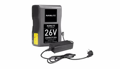 Nanlite 26V 230Wh Li-Ion V-Mount Battery
