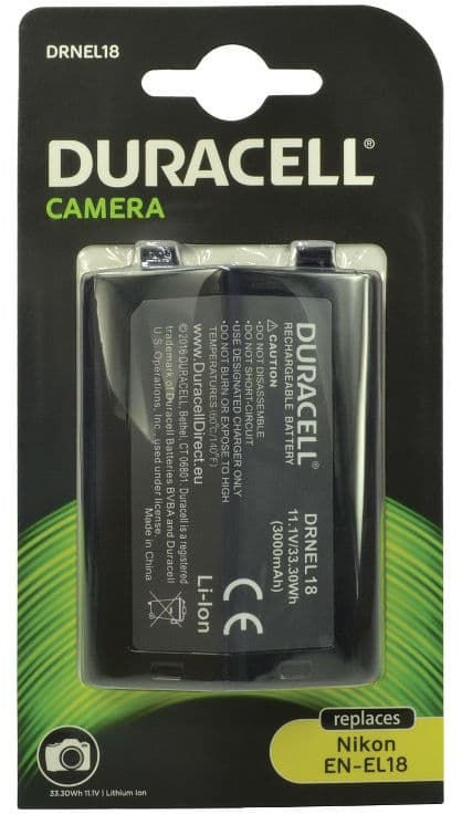 Duracell Li-Ion Akku 3000 mAh for Nikon EN-EL18 / EN-EL1 8e