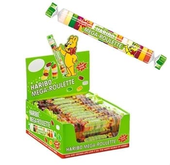 Haribo Mega-Roulette, Sour, 40-Pack