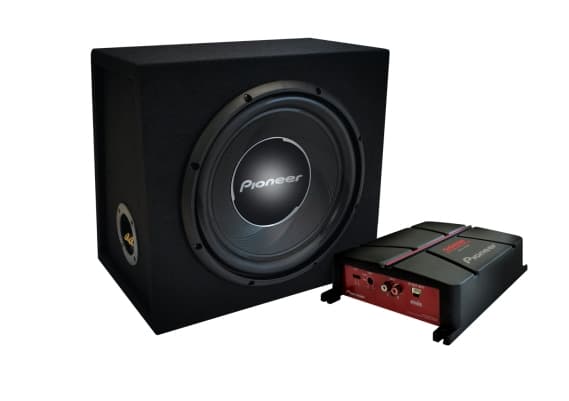 Pioneer - Komplett paket baslåda och slutsteg