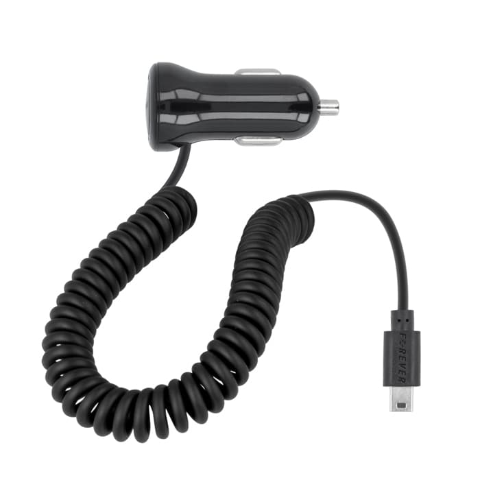 Billaddare Forever Mini USB 2,1A Svart M01