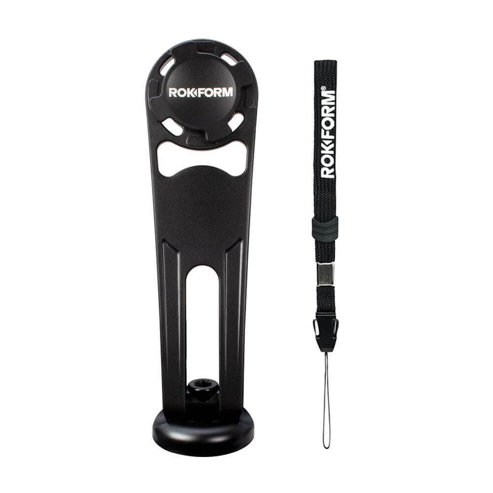 ROKFORM Mobilhållare Cykel V4 Pro Mount Svart 1 1/8" Bultmonterig T6 Aircraft Aluminum