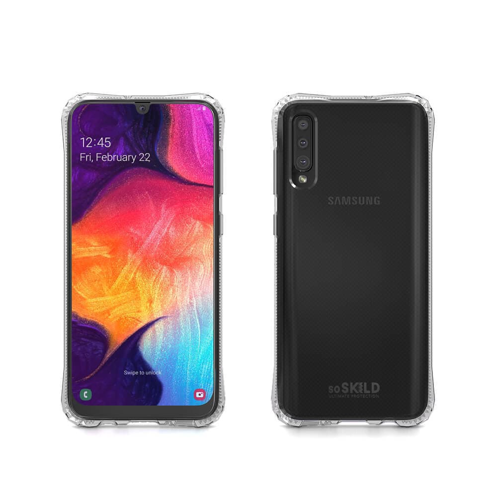 SOSKILD Mobilskal Absorb 2.0 Impact Case Bundle Samsung A50 Inkl. Temp. Glas Skärmskydd