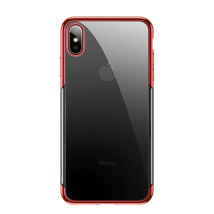 Ultratunnt skydd till iPhone XS Max Röd