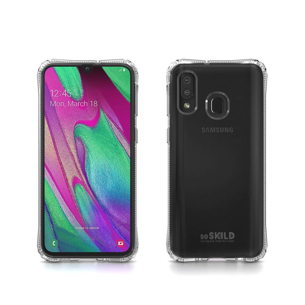 SOSKILD Mobilskal Absorb 2.0 Impact Case Bundle Samsung A40 Inkl. Temp. Glas Skärmskydd