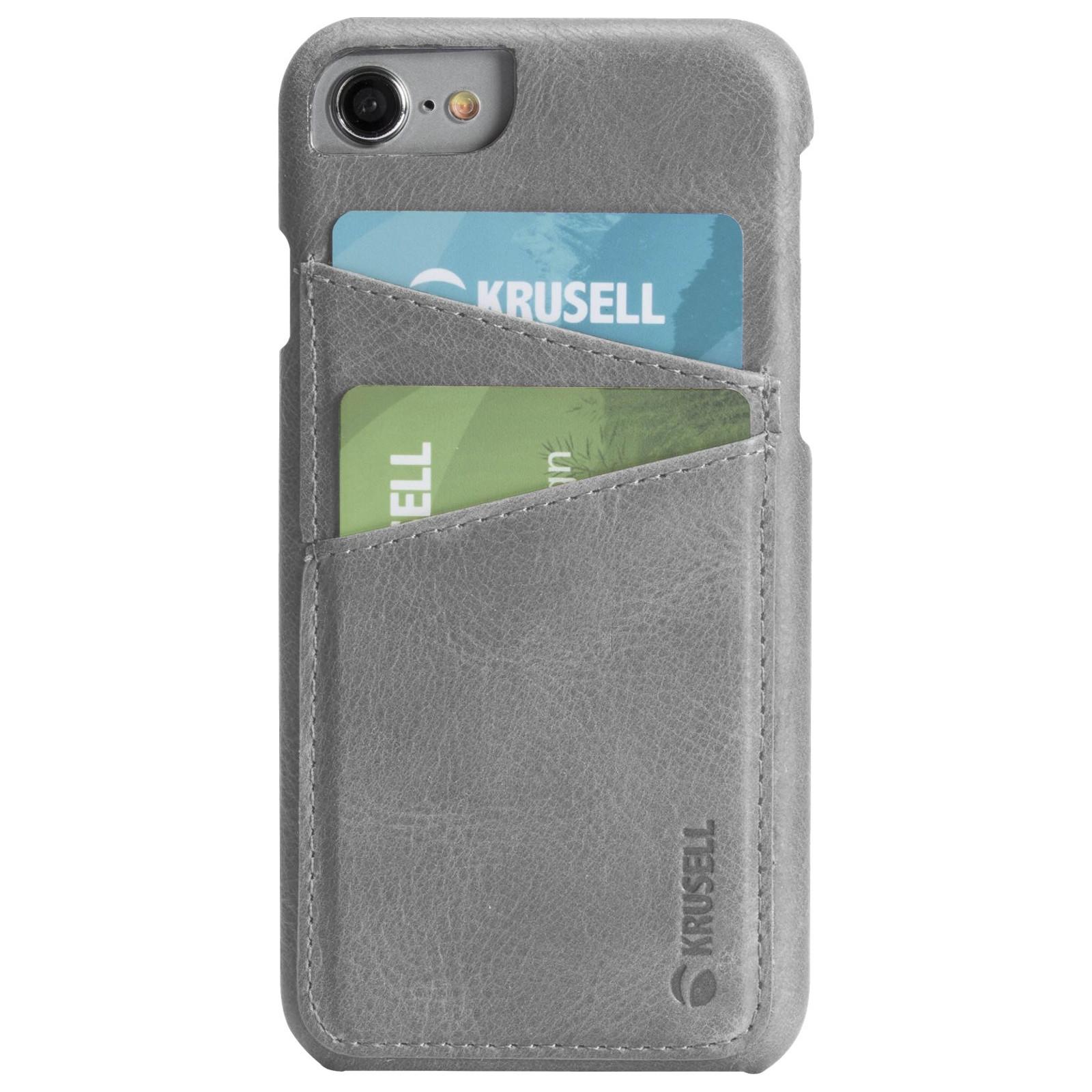 Krusell Sunne 2 Card Cover iPhone 6/6s/7/8 Grå