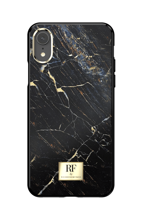 RF by Richmond & Finch Black Marble, skal för iPhone XR