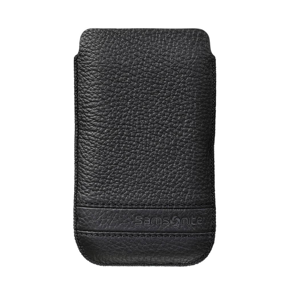 SAMSONITE Mobiltaske CLASSIC Læder L Sort til f.eks S2