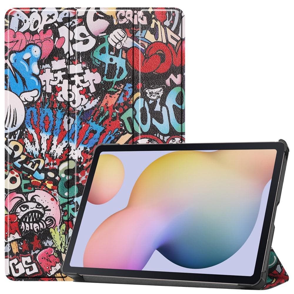 Tri-fold Stand Smart Case for Samsung Galaxy Tab S7 - Graffiti
