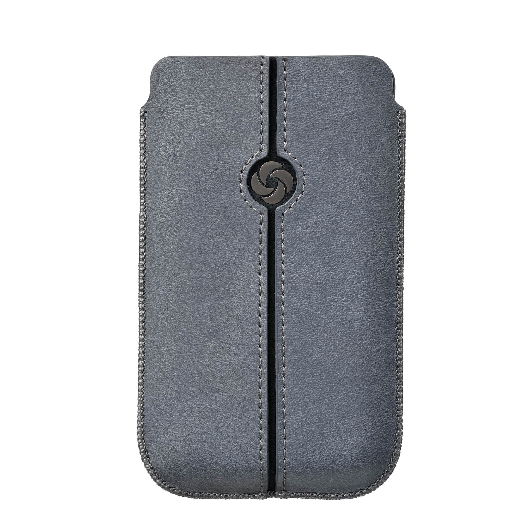 SAMSONITE DEZIR mobilveske lær XL Grå til eks S3