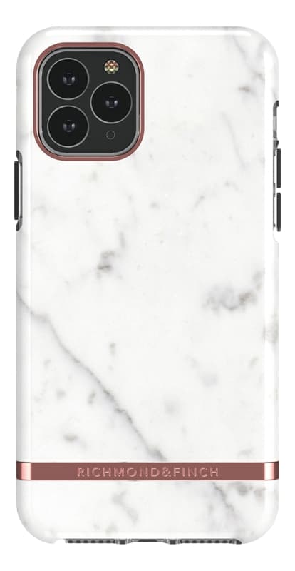 Richmond & Finch White Marble, iPhone 11 Pro Max, rose gold detail