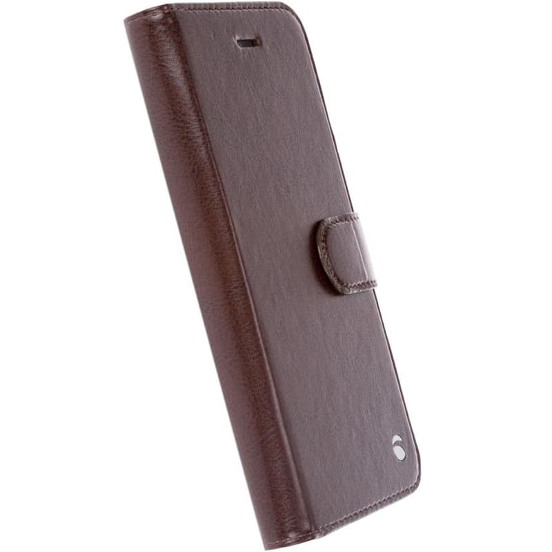 Krusell Ekerö Plånboksväska till iPhone 7 Plus/8 Plus, Kaffebrun