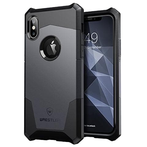 Wrestler Knight case for iPhone X, reinforced corners, flexible layer,
