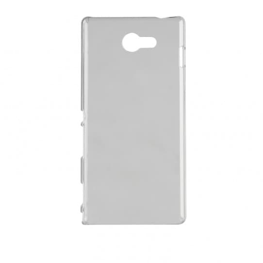 Xqisit, iPlate Glossy, genomskinligt skal till Sony Xperia M2