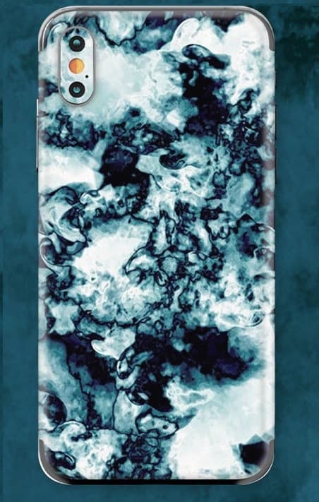 Skin för Iphone XS Max Cloudy - Mörkblå