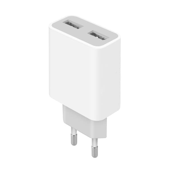 PREMIUM Vægoplader 2.4A 2x USB