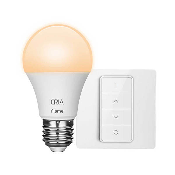 Bild av ADUROSMART ERIA Startpack, 1 E27 Flame + Dimmer Gulaktigt ljus Bridge behövs ej