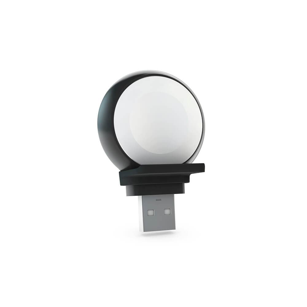 ZENS Apple Watch Lader QI USB-Stick Aluminium Svart