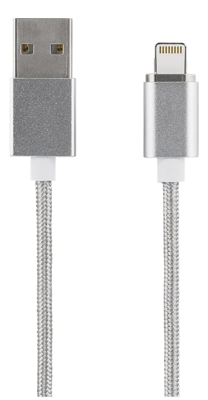 EPZI Magnetic USB Sync/Charging, Lightning connector,USB-2.0,1m,silver