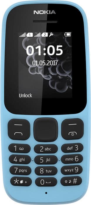 Nokia 105 Blue Phone UK version