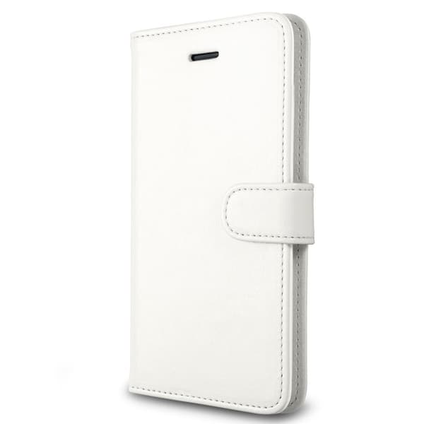 Plånboksfodral iPhone 7 / 8 Plus | Läder | 3 kort + ID Vit