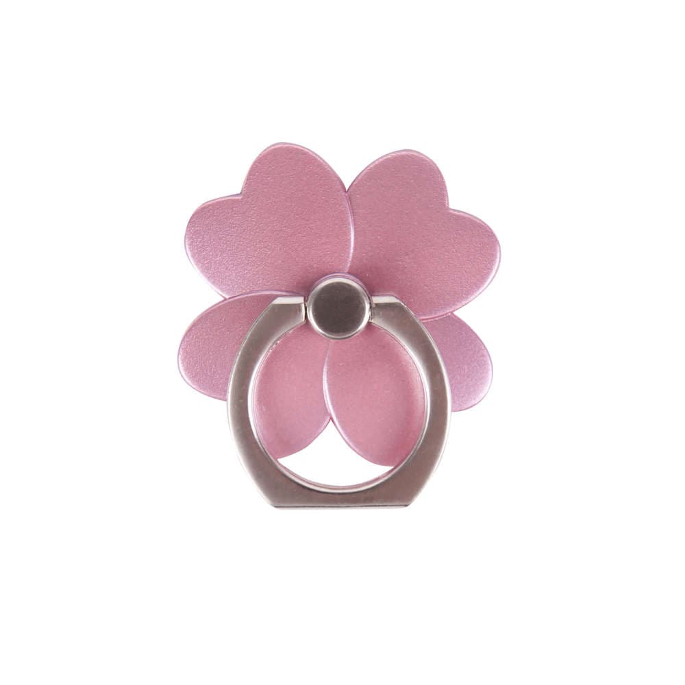 GEAR MobilRing Blomma Rosa Matt Roterande Fingerhållare med Ställfunktion