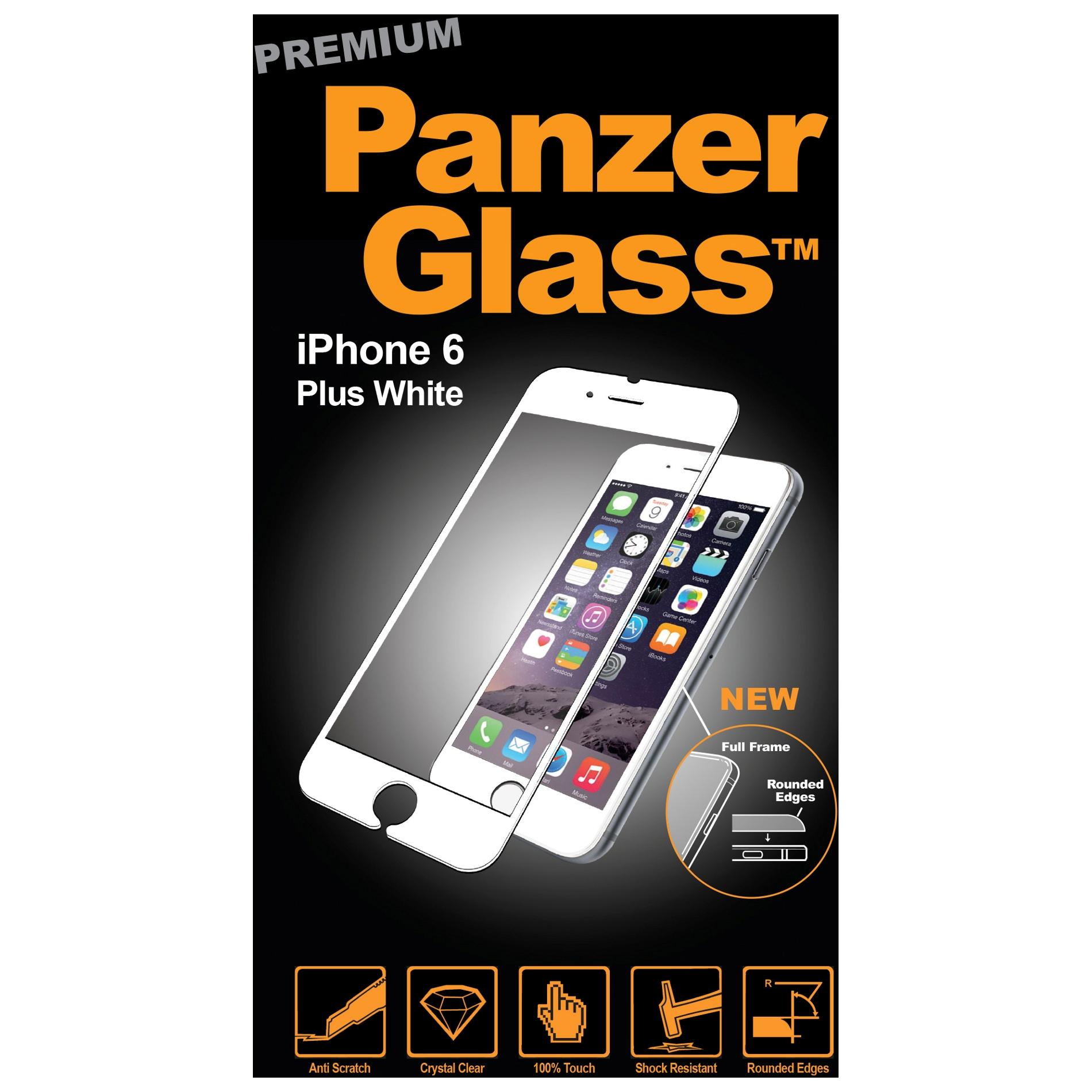 PanzerGlass Premium Apple iPhone 6/6s Plus Vit "3D Touch Compatible"