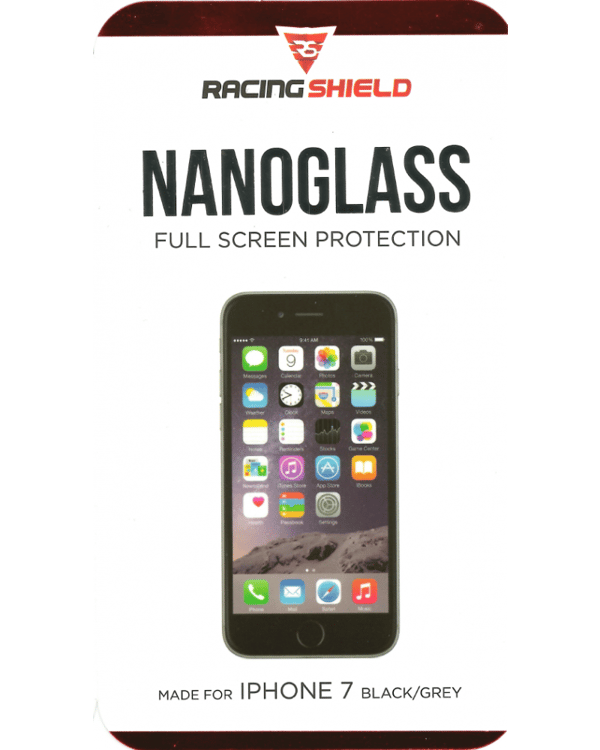 Racing Shield Nanoglass iPhone 7/8 full screen black/grey
