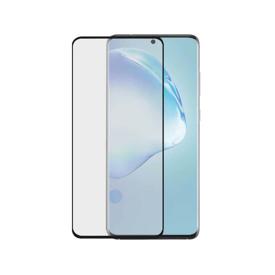 GEAR Herdet Glass 3D Full Cover Svart Samsung S20 Ultra