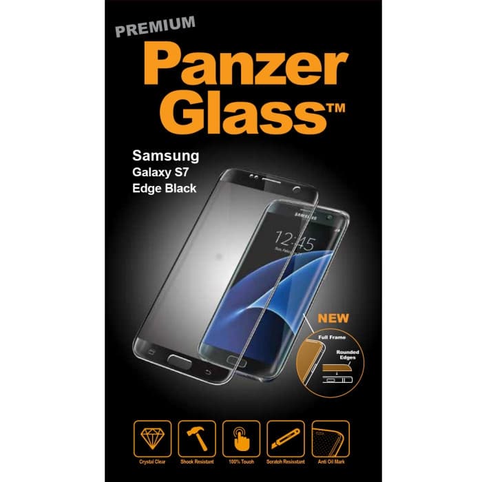 PanzerGlass PREMIUM Samsung S7 Edge - Svart