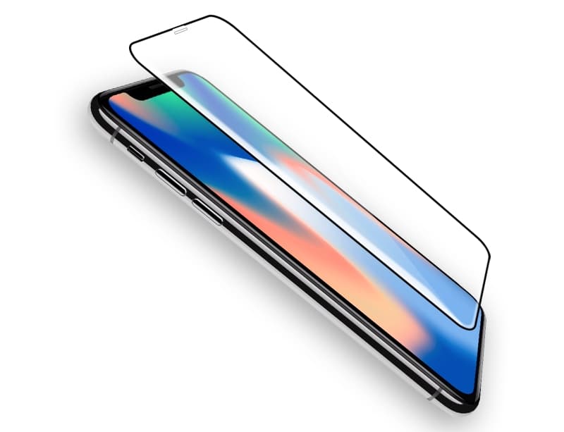 Skärmskydd i härdat glas till iPhone XS Max/11 Pro Max från Mr. Yes med 3D-skydd