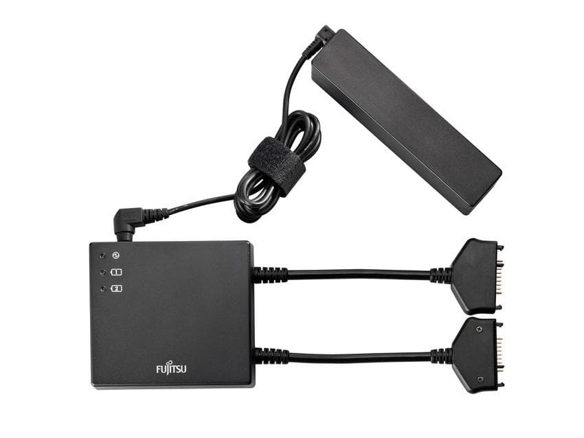 Fujitsu - Strömadapter + batteriladdare - för LIFEBOOK P770, P8110, S760, T4310, T4410, T730, T900, TH700, Stylistic Q550