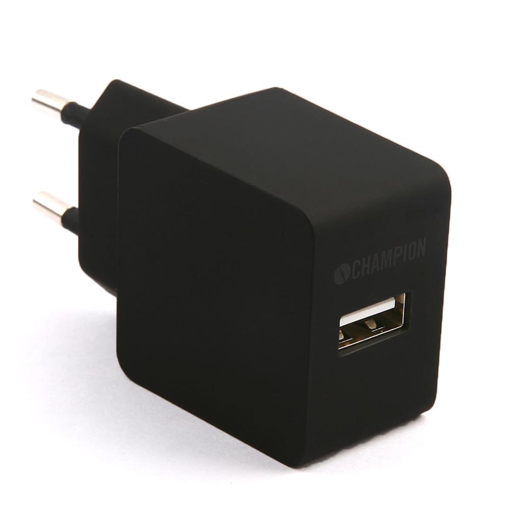 Champion USB Laddare 12W 2,4A