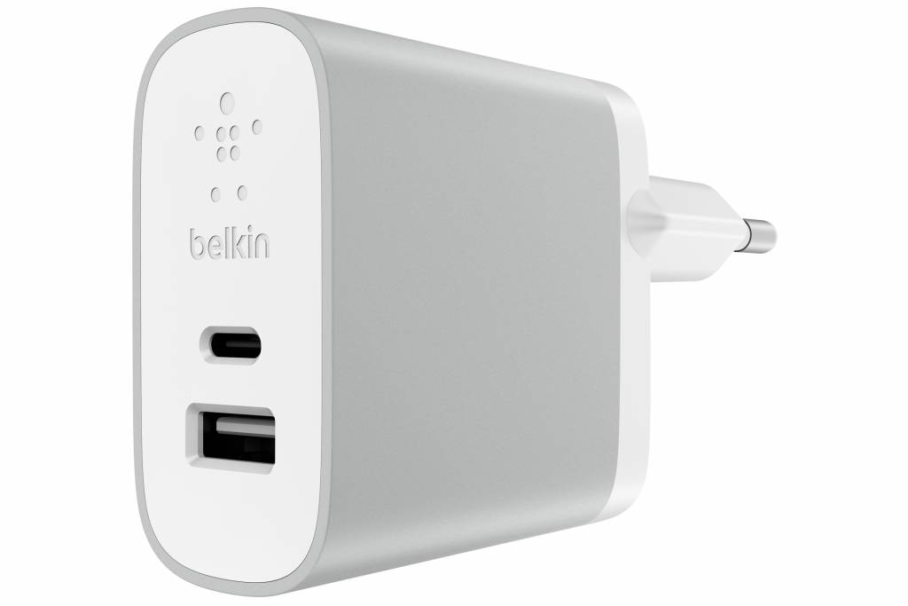 Belkin Wall Charger USB C 15W to USB A 12WDual Home BELKIN USB C 15w Car Charger USB A Black | Deal.no