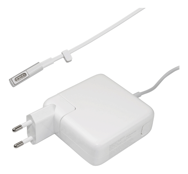 85W Strömadapter för Macbook Pro, MagSafe 1, vit